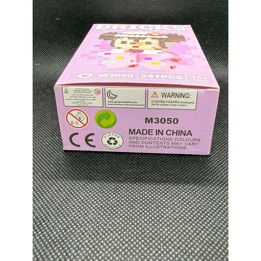 Bricks M3050 Micro Building Block Set 241 Pieces Pink  Minnie Mouse New